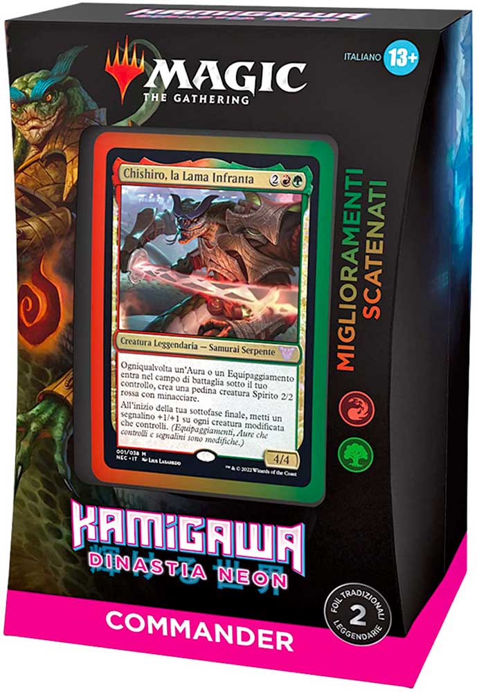 Kamigawa Dinastia Neon Commander Miglioramenti Scatenati (IT)