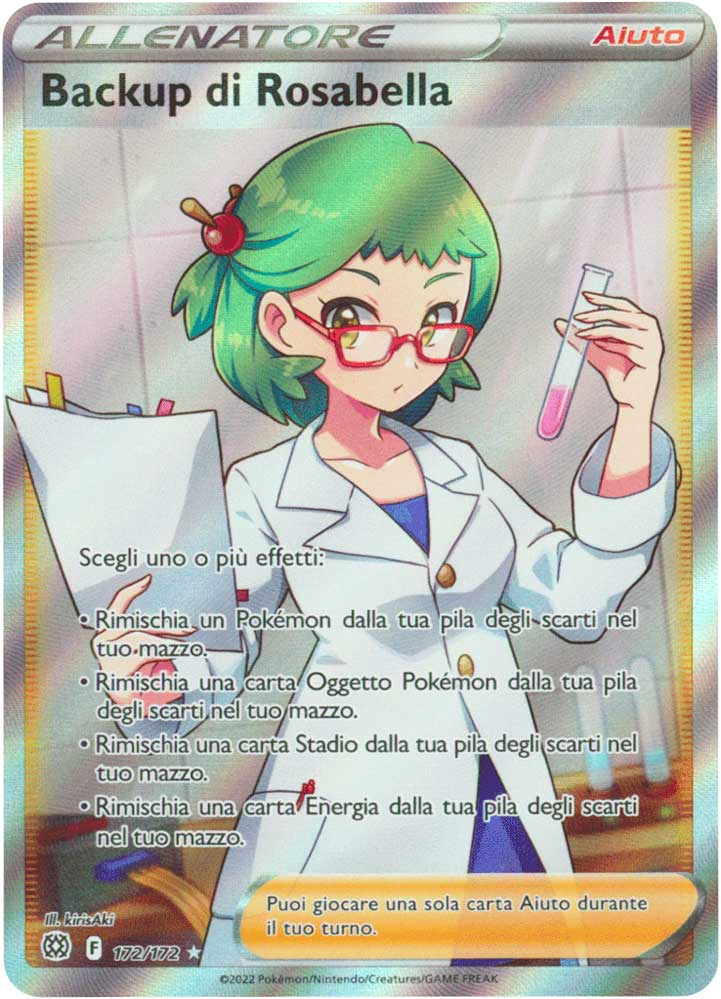 172 / 172 Backup di Rosabella Ultra Rara Full Art foil (IT) -NEAR MINT-