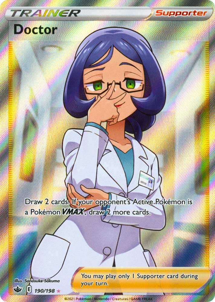 190 / 198 Doctor Ultra Rara Full Art foil (EN) -NEAR MINT-