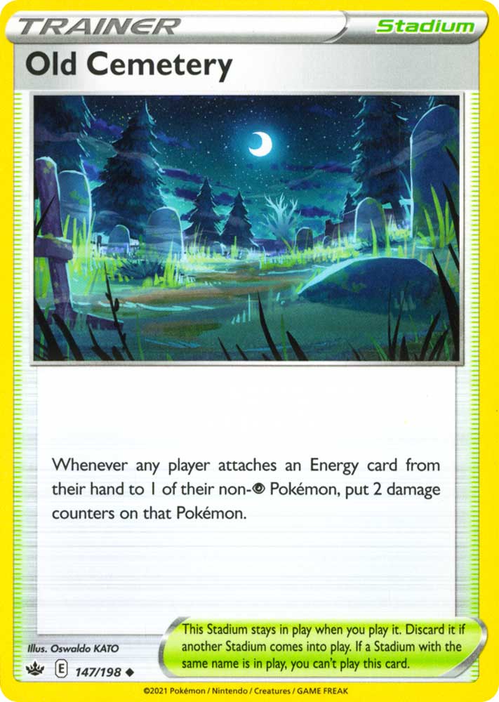 147 / 198 Old Cemetery Non Comune normale (EN) -NEAR MINT-