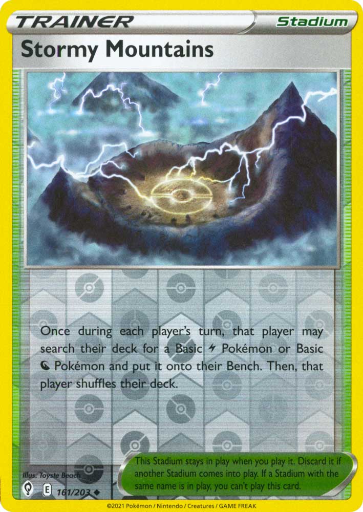 161 / 203 Stormy Mountains Non Comune Reverse foil (EN) -NEAR MINT-