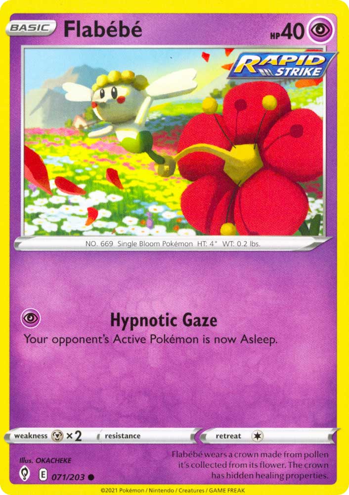 071 / 203 Flabebe' Comune normale (EN) -NEAR MINT-