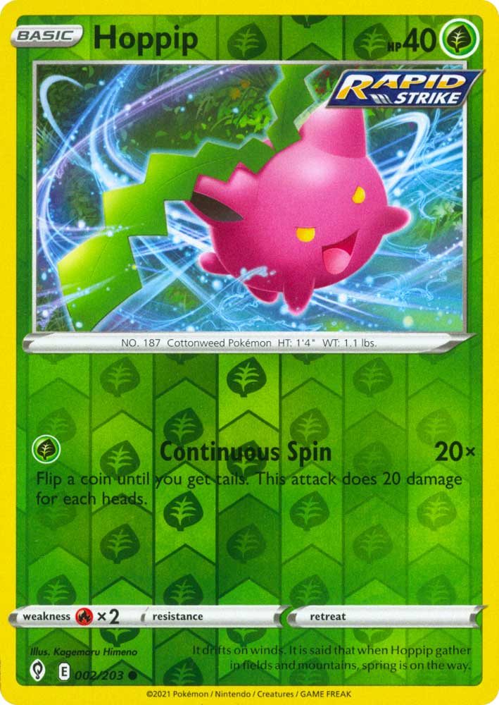002 / 203 Hoppip Comune Reverse foil (EN) -NEAR MINT-