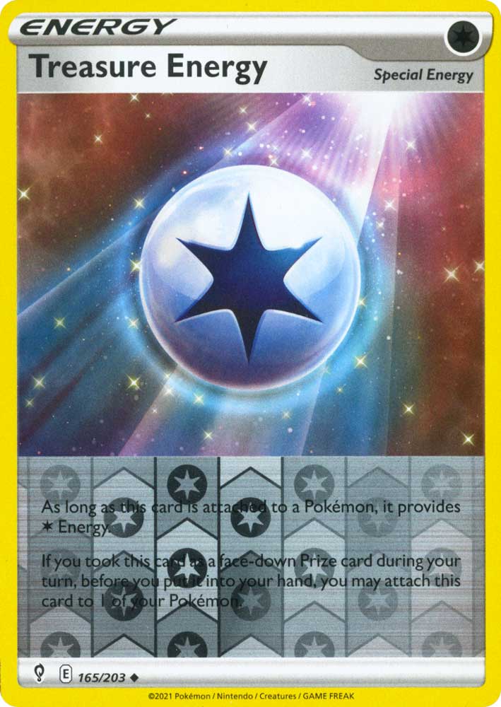 165 / 203 Treasure Energy Non Comune Reverse foil (EN) -NEAR MINT-