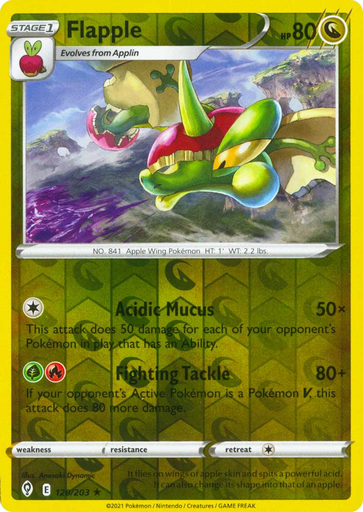 120 / 203 Flapple Rara Reverse foil (EN) -NEAR MINT-