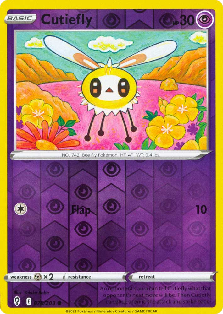 078 / 203 Cutiefly Comune Reverse foil (EN) -NEAR MINT-