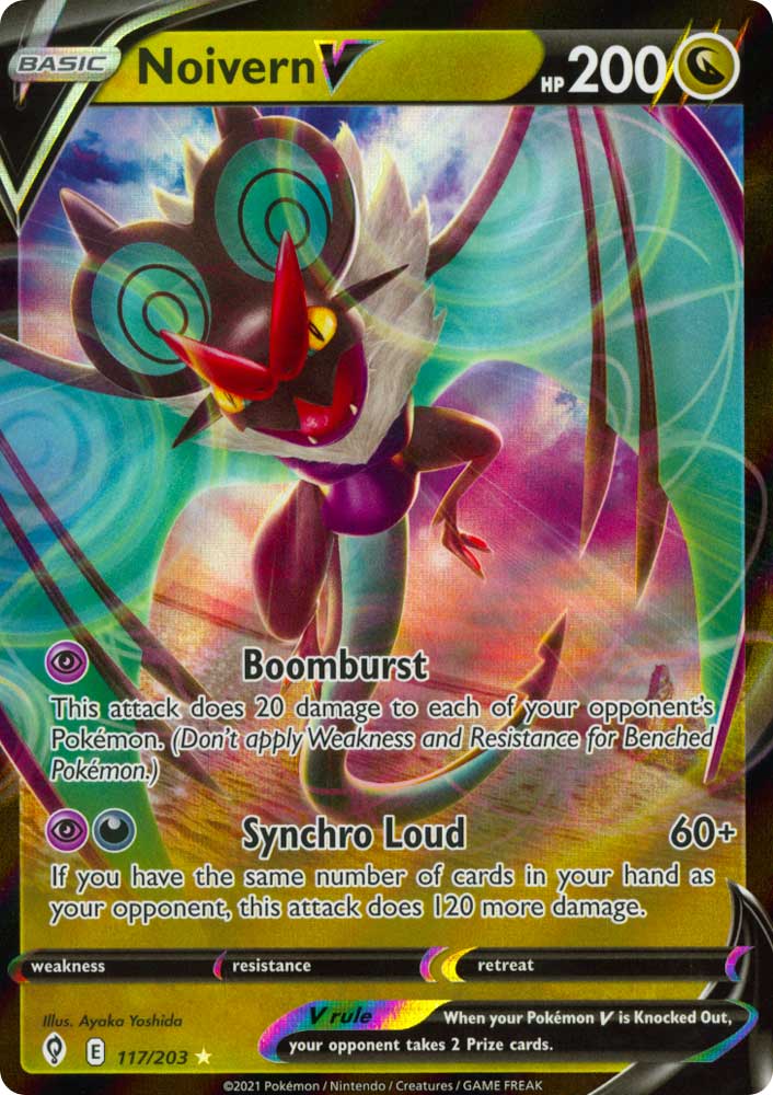 117 / 203 Noivern V Rara Holo V foil (EN) -NEAR MINT-