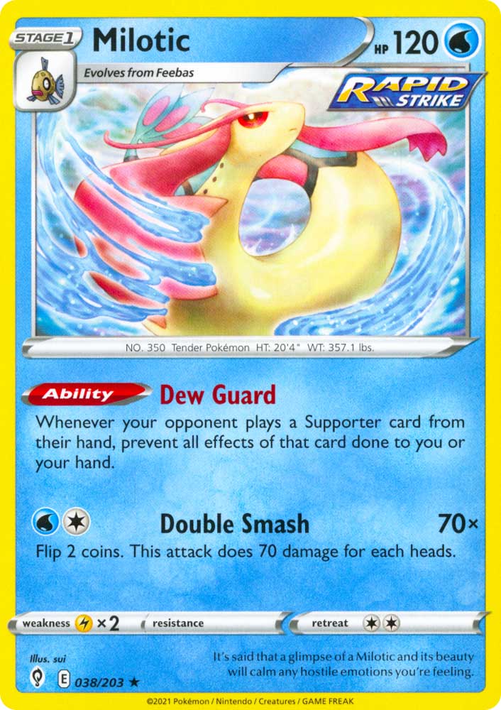 038 / 203 Milotic Rara normale (EN)  -GOOD-