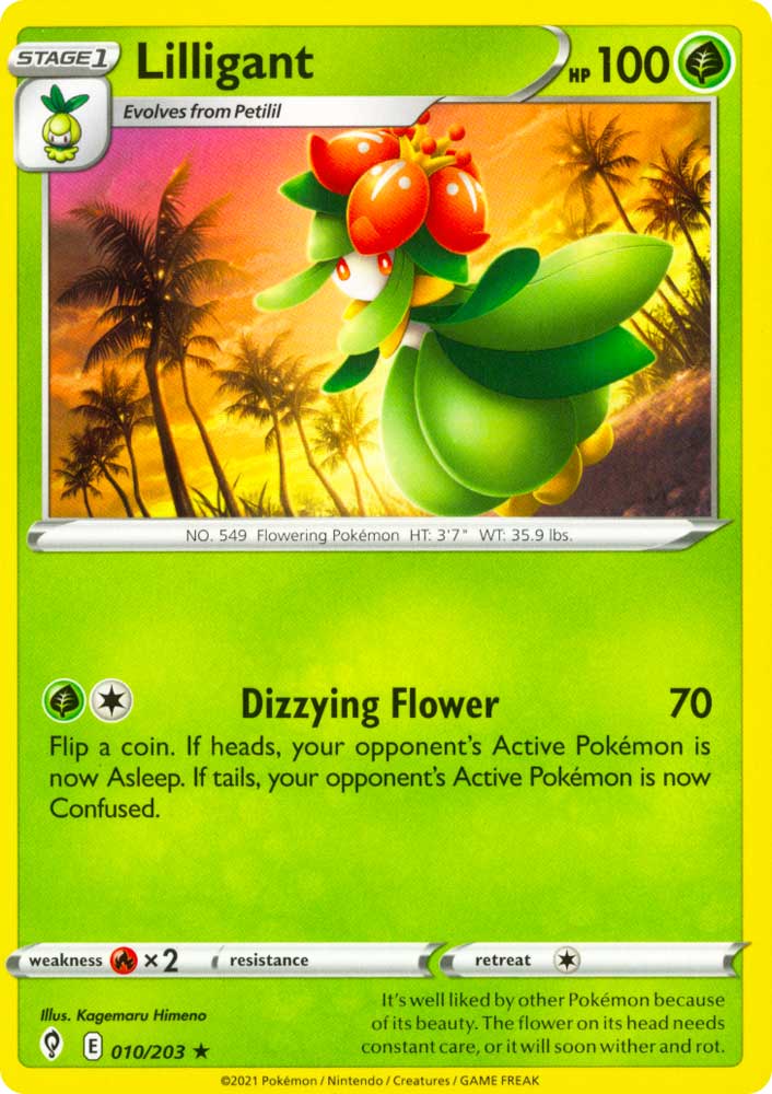 010 / 203 Lilligant Rara normale (EN) -NEAR MINT-