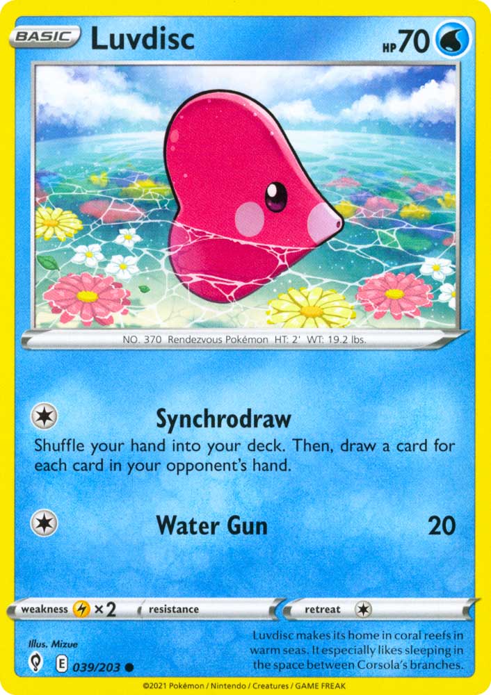 039 / 203 Luvdisc Comune normale (EN) -NEAR MINT-