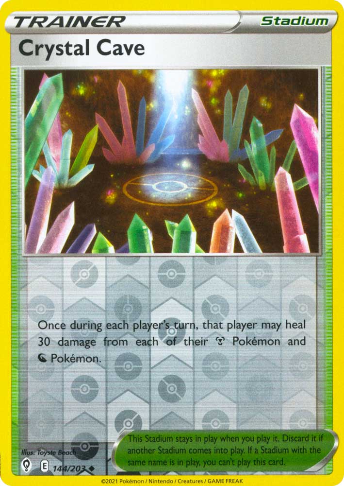 144 / 203 Crystal Cave Non Comune Reverse foil (EN) -NEAR MINT-