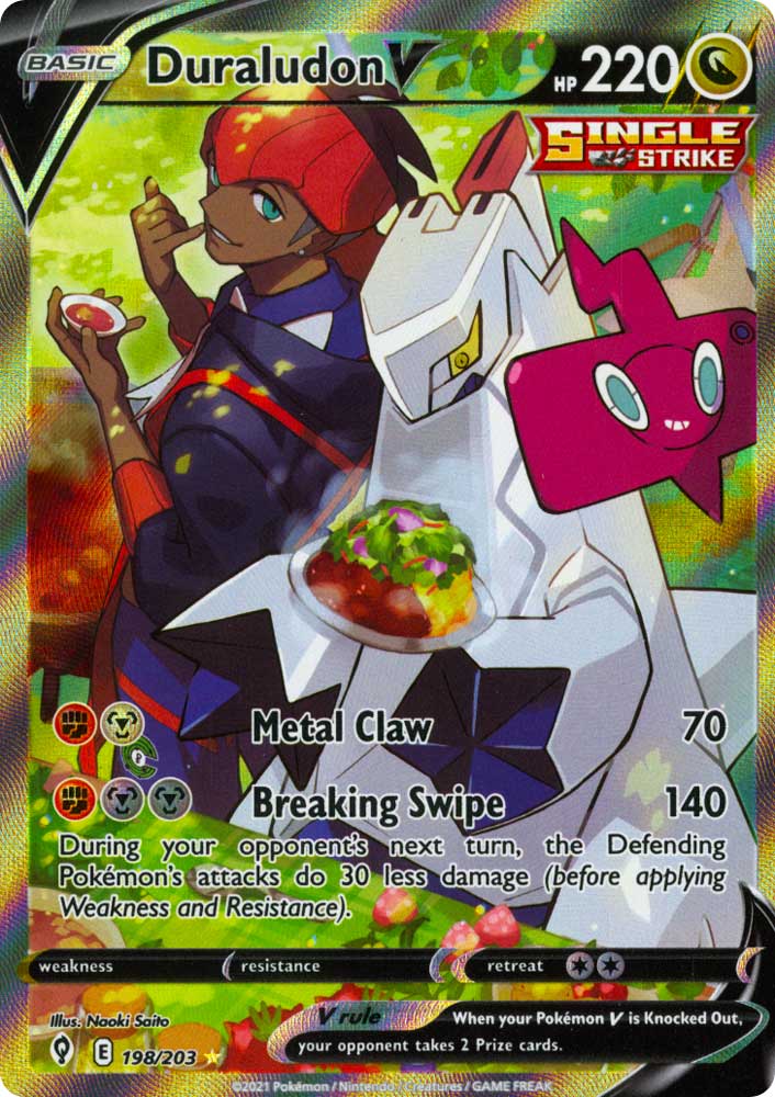198 / 203 Duraludon V Ultra Rara V Full Art foil (EN) -NEAR MINT-