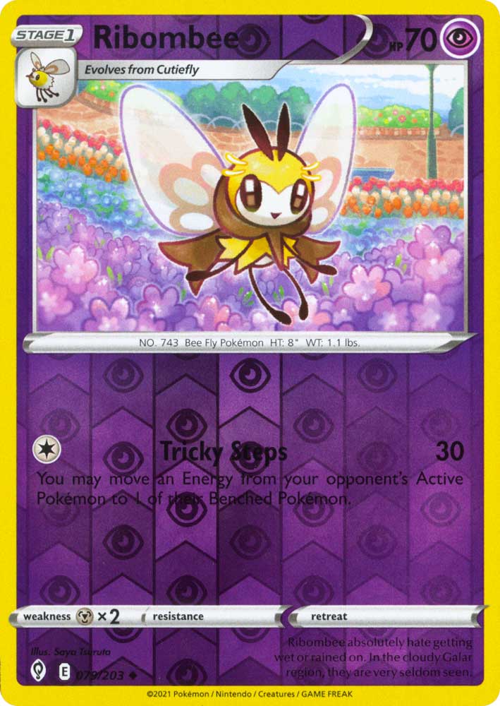 079 / 203 Ribombee Non Comune Reverse foil (EN) -NEAR MINT-