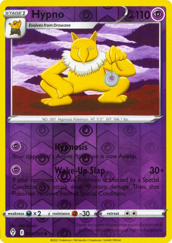 062 / 203 Hypno Non Comune Reverse foil (EN) -NEAR MINT-