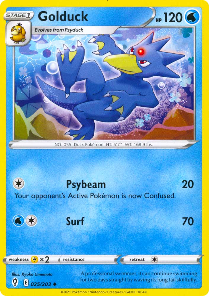 025 / 203 Golduck Non Comune normale (EN) -NEAR MINT-