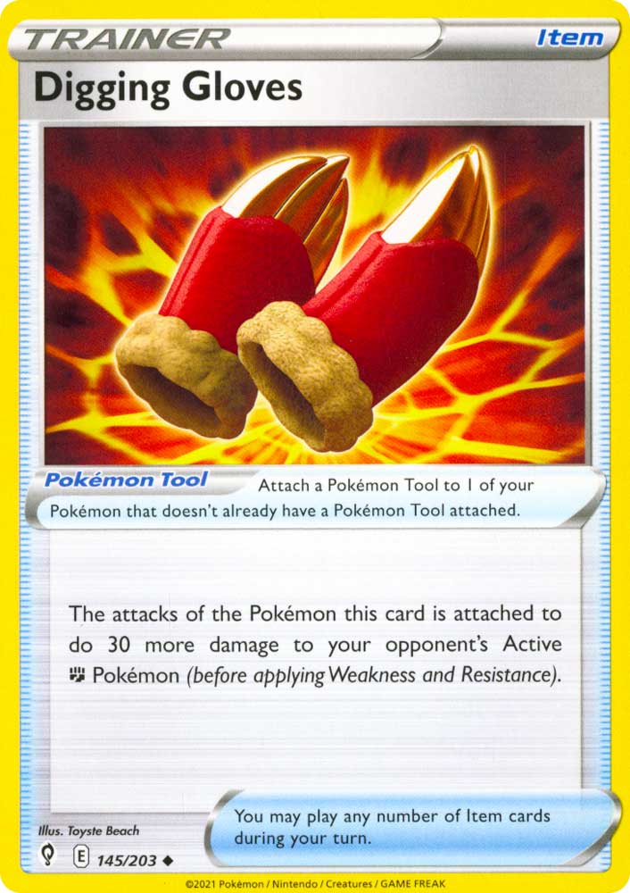 145 / 203 Digging Gloves Non Comune normale (EN) -NEAR MINT-