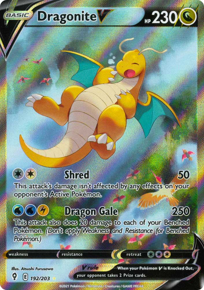 192 / 203 Dragonite V Ultra Rara V Full Art foil (EN) -NEAR MINT-