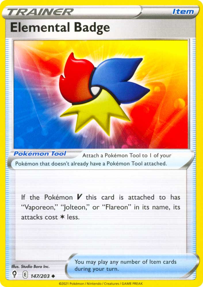 147 / 203 Elemental Badge Non Comune normale (EN) -NEAR MINT-