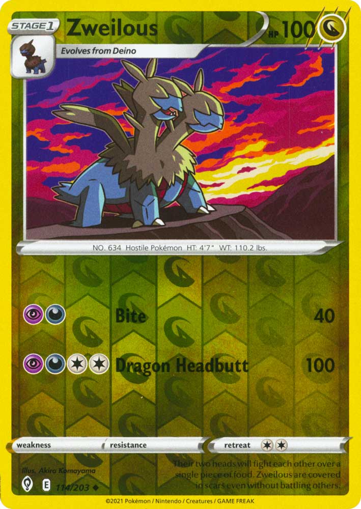 114 / 203 Zweilous Non Comune Reverse foil (EN) -NEAR MINT-