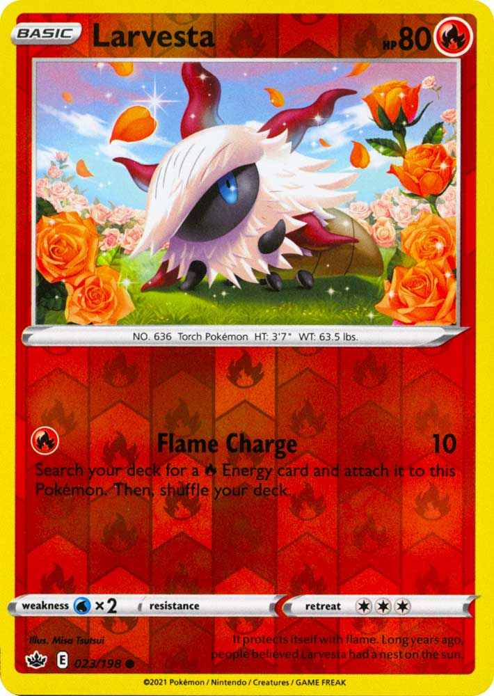 023 / 198 Larvesta Comune Reverse foil (EN) -NEAR MINT-