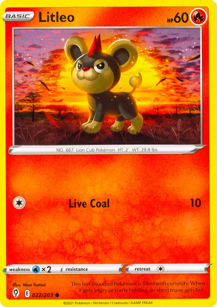 022 / 203 Litleo Comune normale (EN) -NEAR MINT-
