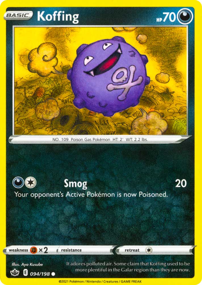 094 / 198 Koffing Comune normale (EN) -NEAR MINT-