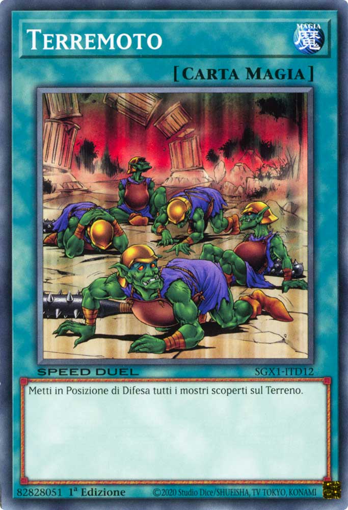 SGX1-ITD12 Terremoto comune 1a Edizione (IT) -MINT-