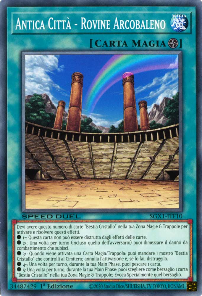SGX1-ITF10 Antica Citta' - Rovine Arcobaleno comune 1a Edizione (IT) -MINT-