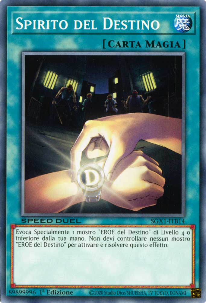 SGX1-ITB14 Spirito del Destino comune 1a Edizione (IT) -MINT-