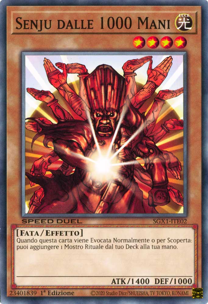 SGX1-ITE02 Senju dalle 1000 Mani comune 1a Edizione (IT) -MINT-