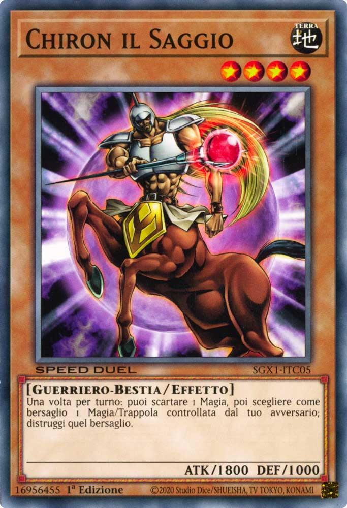 SGX1-ITC05 Chiron il Saggio comune 1a Edizione (IT) -MINT-