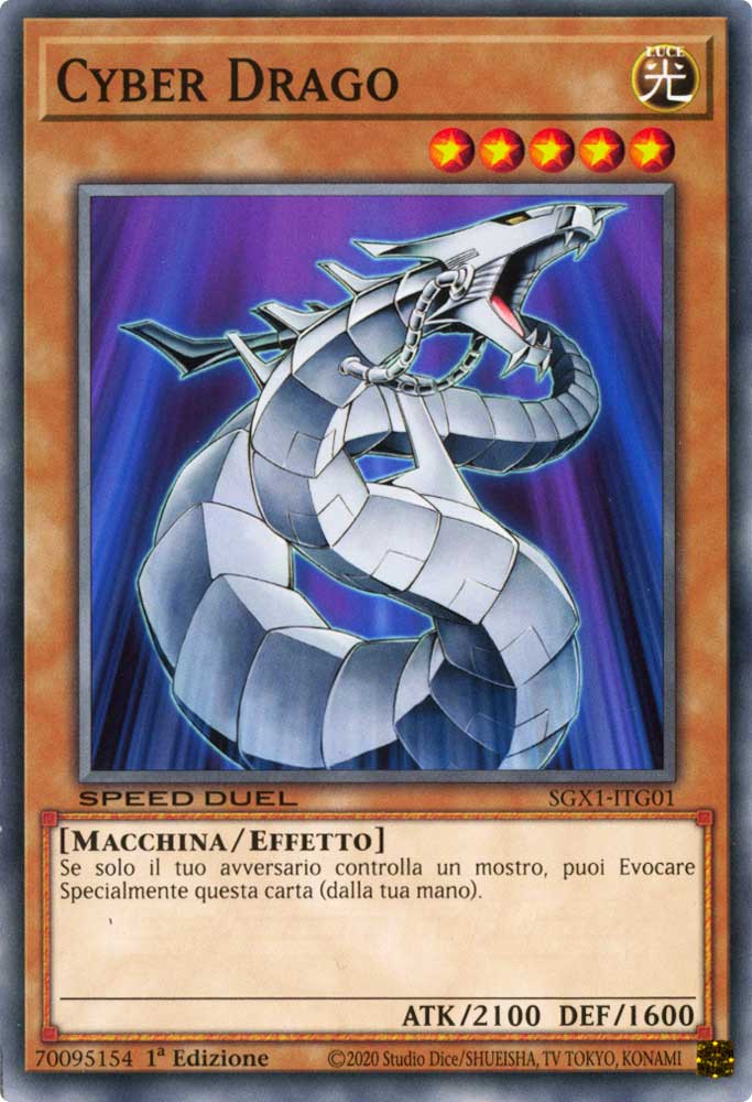 SGX1-ITG01 Cyber Drago comune 1a Edizione (IT) -MINT-