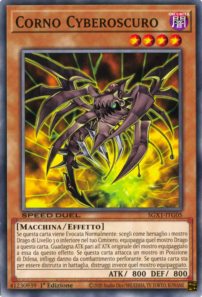 SGX1-ITG05 Corno Cyberoscuro comune 1a Edizione (IT) -MINT-