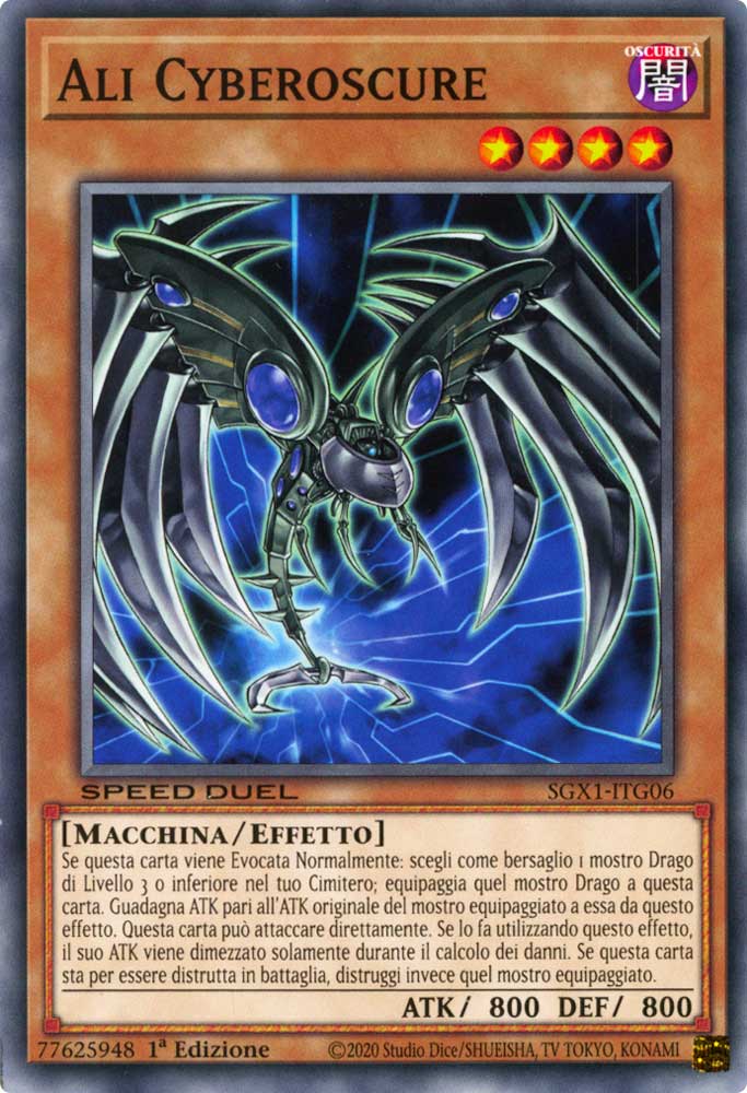 SGX1-ITG06 Ali Cyberoscure comune 1a Edizione (IT) -MINT-