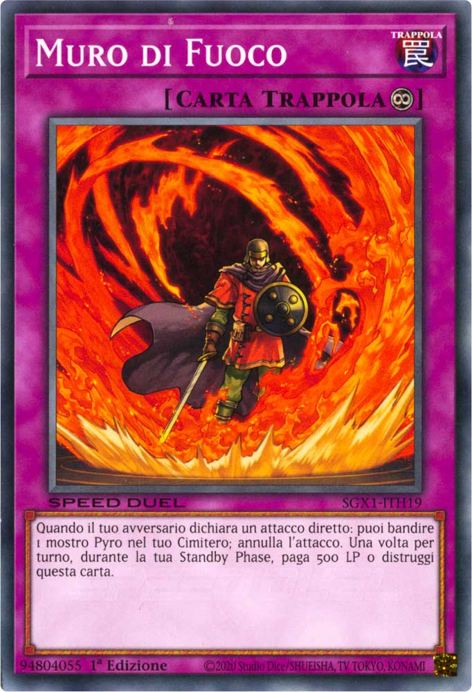 SGX1-ITH19 Muro di Fuoco comune 1a Edizione (IT) -MINT-