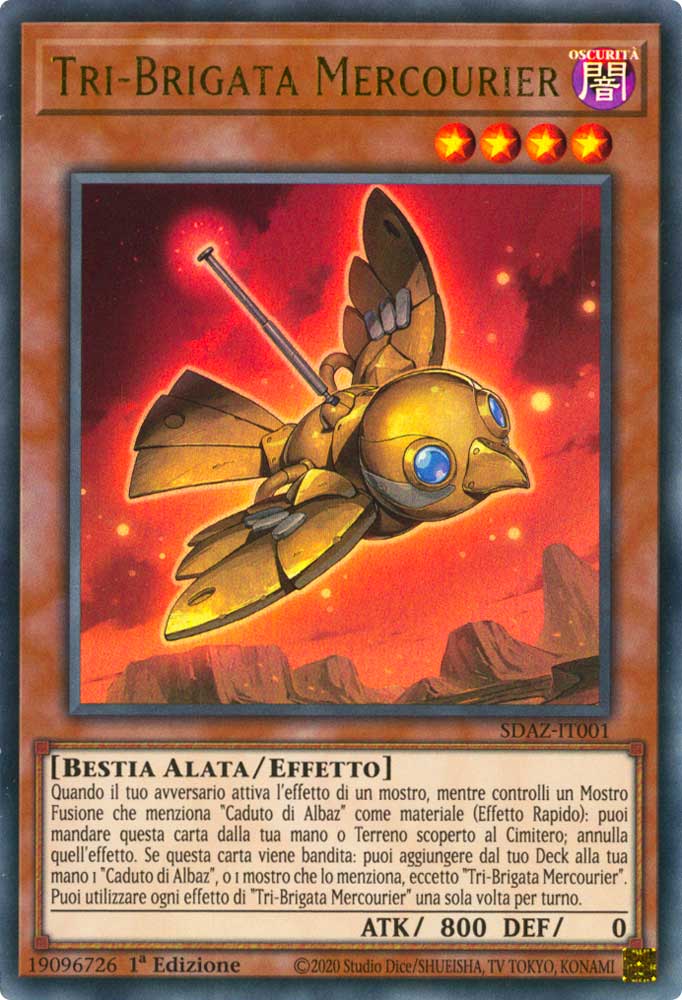 SDAZ-IT001 Tri-Brigata Mercourier ultra rara 1a Edizione (IT) -NEAR MINT-