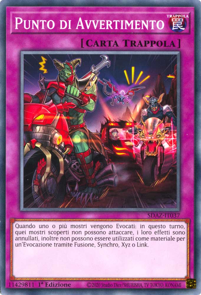 SDAZ-IT037 Punto di Avvertimento comune 1a Edizione (IT) -NEAR MINT-