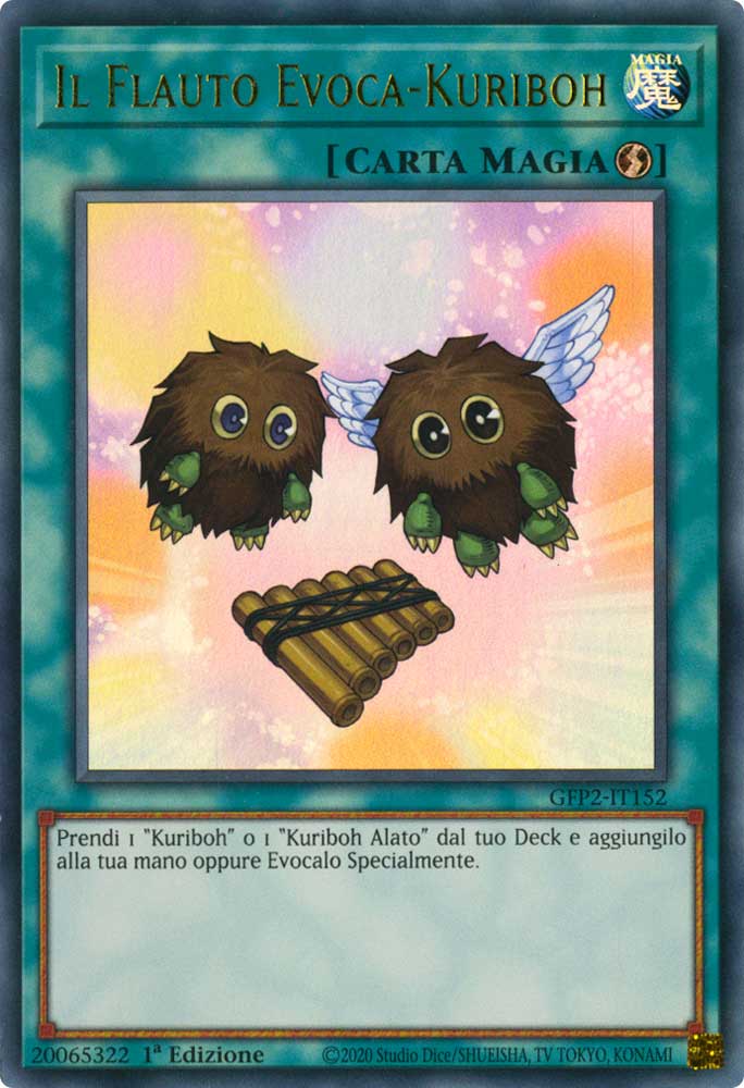 GFP2-IT152 Il Flauto Evoca-Kuriboh ultra rara 1a Edizione (IT) -NEAR MINT-