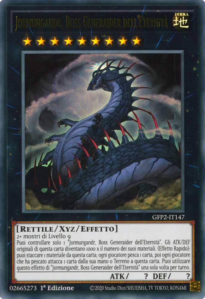 GFP2-IT147 Jormungandr, Boss Generaider dell'Eternita' ultra rara 1a Edizione (IT) -NEAR MINT-