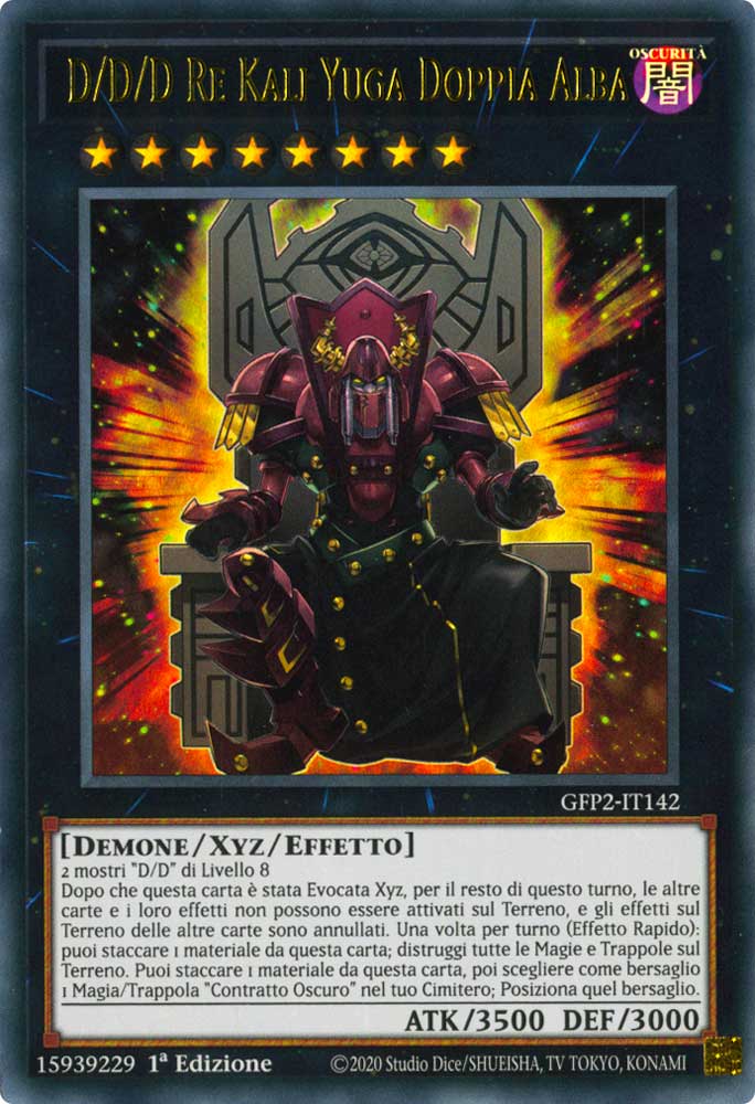 GFP2-IT142 D/D/D Re Kali Yuga Doppia Alba ultra rara 1a Edizione (IT) -NEAR MINT-