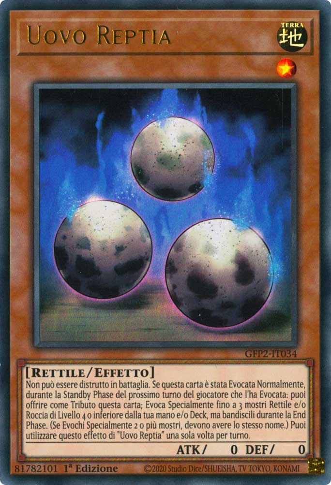 GFP2-IT034 Uovo Reptia ultra rara 1a Edizione (IT) -NEAR MINT-