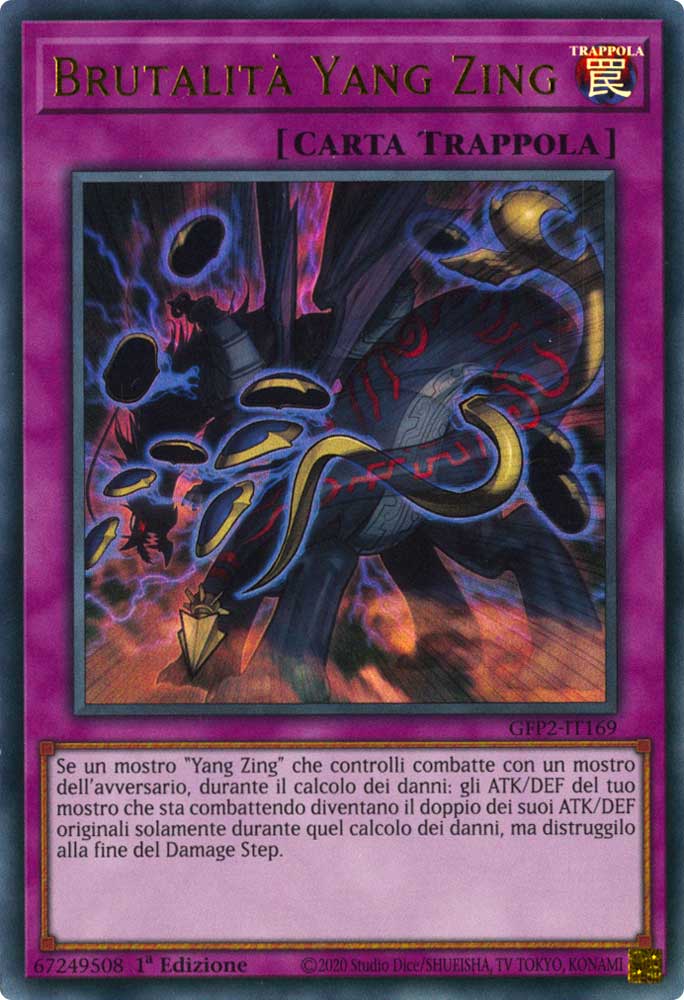GFP2-IT169 Brutalita' Yang Zing ultra rara 1a Edizione (IT) -NEAR MINT-