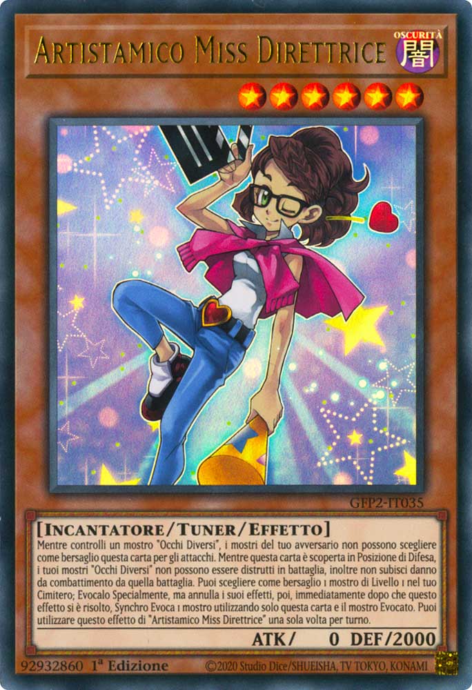 GFP2-IT035 Artistamico Miss Direttrice ultra rara 1a Edizione (IT) -NEAR MINT-