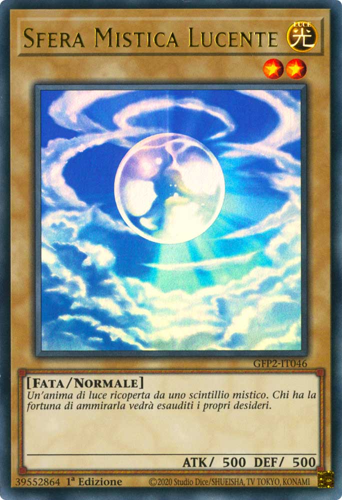 GFP2-IT046 Sfera Mistica Lucente ultra rara 1a Edizione (IT) -NEAR MINT-