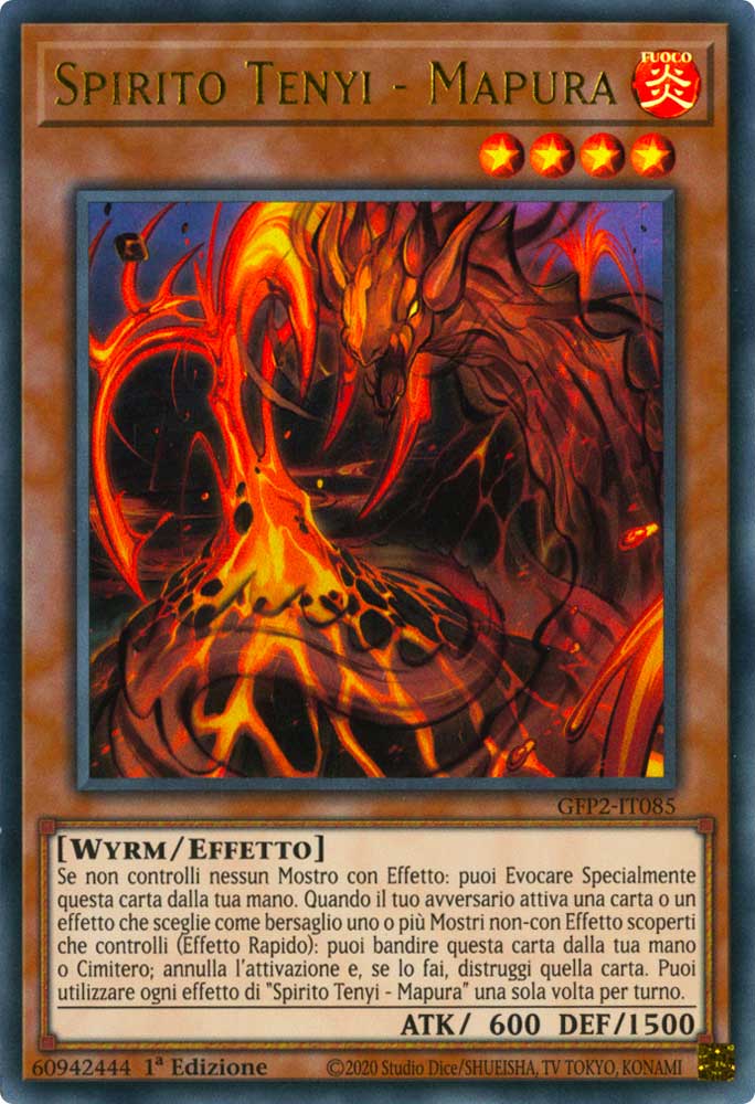 GFP2-IT085 Spirito Tenyi - Mapura ultra rara 1a Edizione (IT) -NEAR MINT-