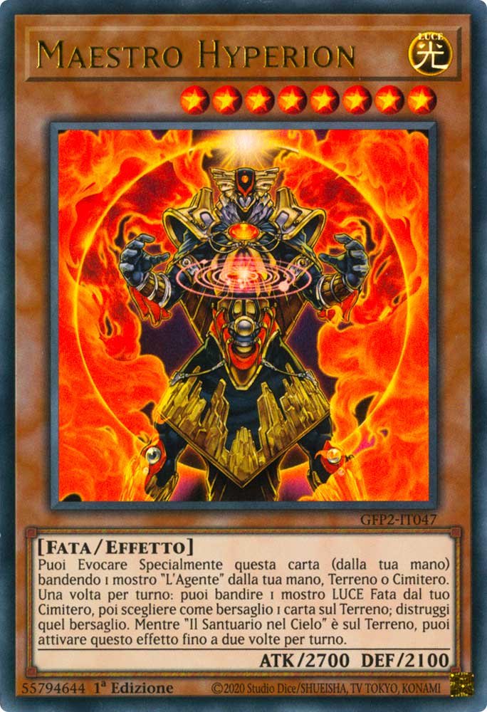 GFP2-IT047 Maestro Hyperion ultra rara 1a Edizione (IT) -NEAR MINT-
