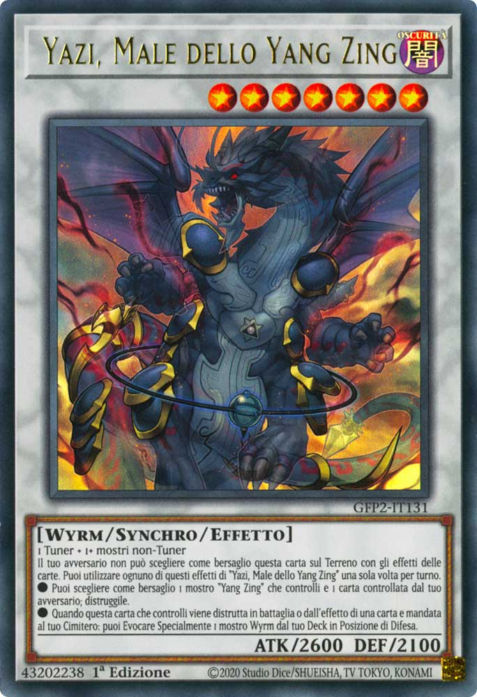 GFP2-IT131 Yazi, Male dello Yang Zing ultra rara 1a Edizione (IT) -NEAR MINT-
