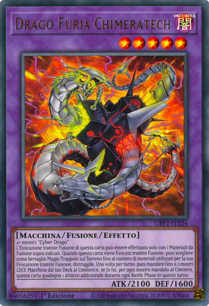 GFP2-IT124 Drago Furia Chimeratech ultra rara 1a Edizione (IT) -NEAR MINT-