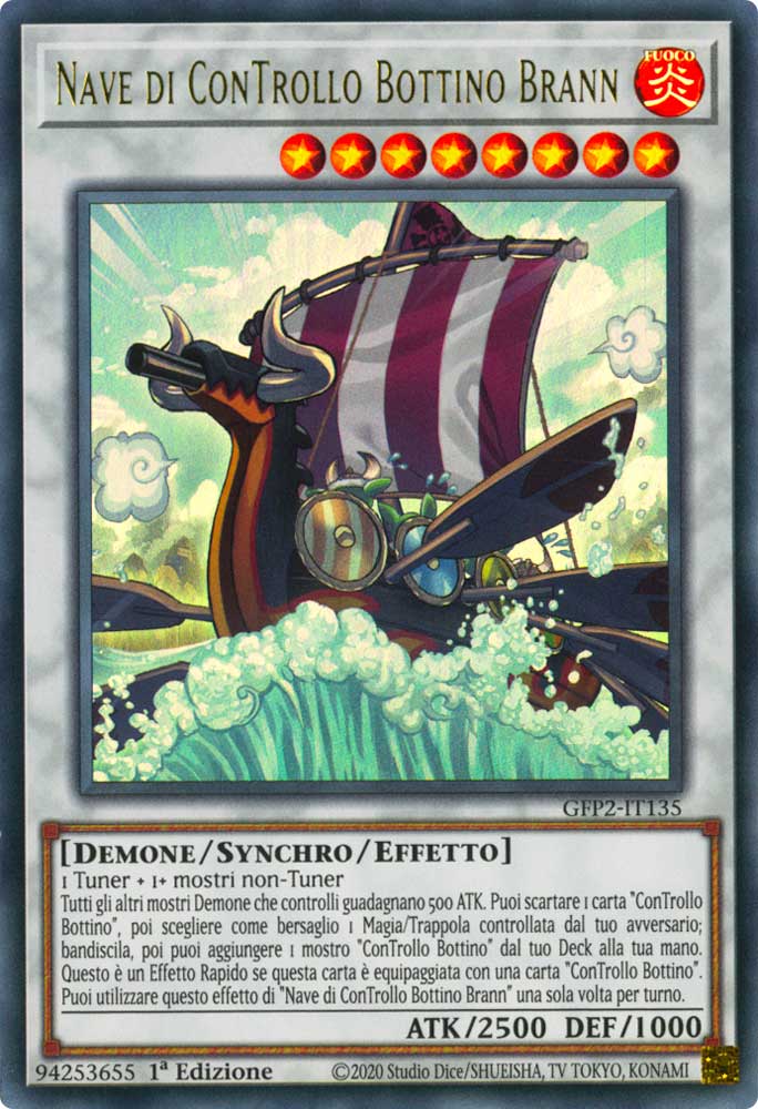 GFP2-IT135 Nave di ConTrollo Bottino Brann ultra rara 1a Edizione (IT) -NEAR MINT-