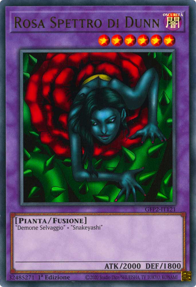 GFP2-IT121 Rosa Spettro di Dunn ultra rara 1a Edizione (IT) -NEAR MINT-